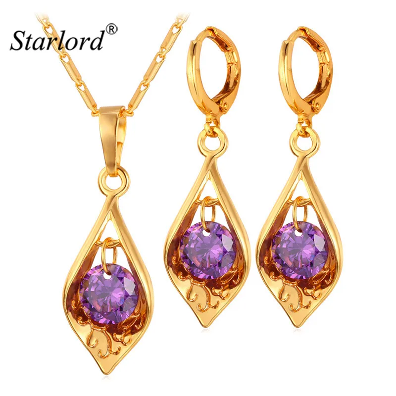 Starlord фирменные Винтажные серьги и ожерелье женское модные ювелирные украшения