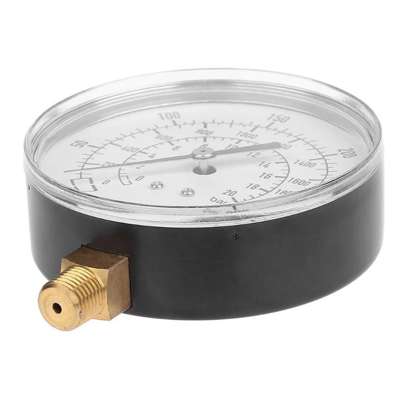 Ts-Y90 1/4 дюймов Npt 3 5 Боковое крепление для лица 0-300Psi 20 бар 2000Kpa Регулируемый мини