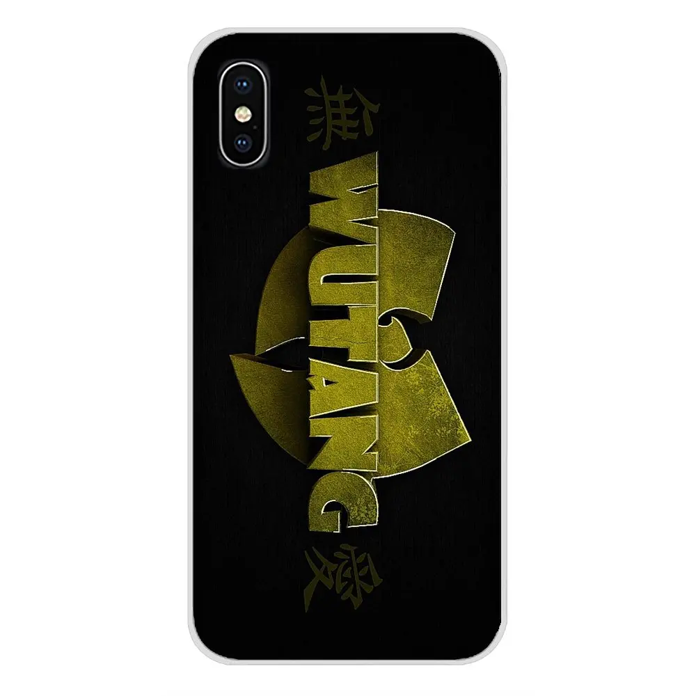 Силиконовый чехол для телефона Apple iPhone X XR XS MAX 4 4S 5 5S 5C SE 6 6S 7 8 Plus ipod touch Wu Tang Clan Hip Hop Rap