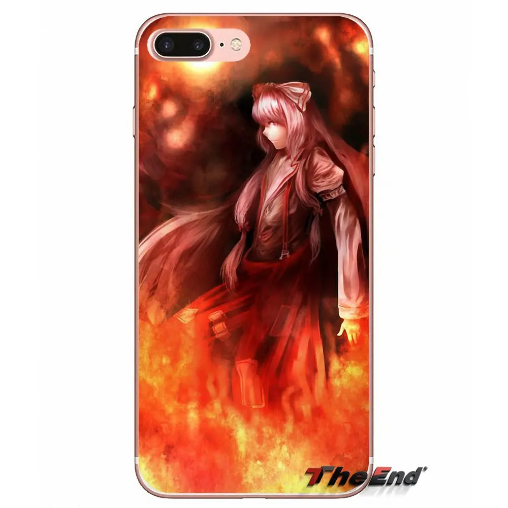 Чехол с принтом для Xiaomi Redmi 4 3 3S Pro Mi3 Mi4 Mi4i Mi4C Mi5 Mi5S Mi Max Note 2 Anime Touhou Fujiwara No Mokou |