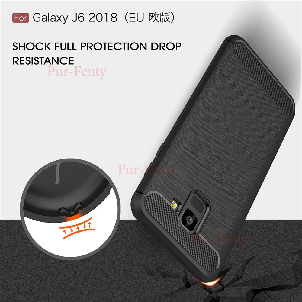 Чехол для samsung Galaxy J6 J600 роскошный мягкий силиконовый ударопрочный чехол для SM J600 J600FN J600F/DS J600FN SM-J600F/DS 6 j J6