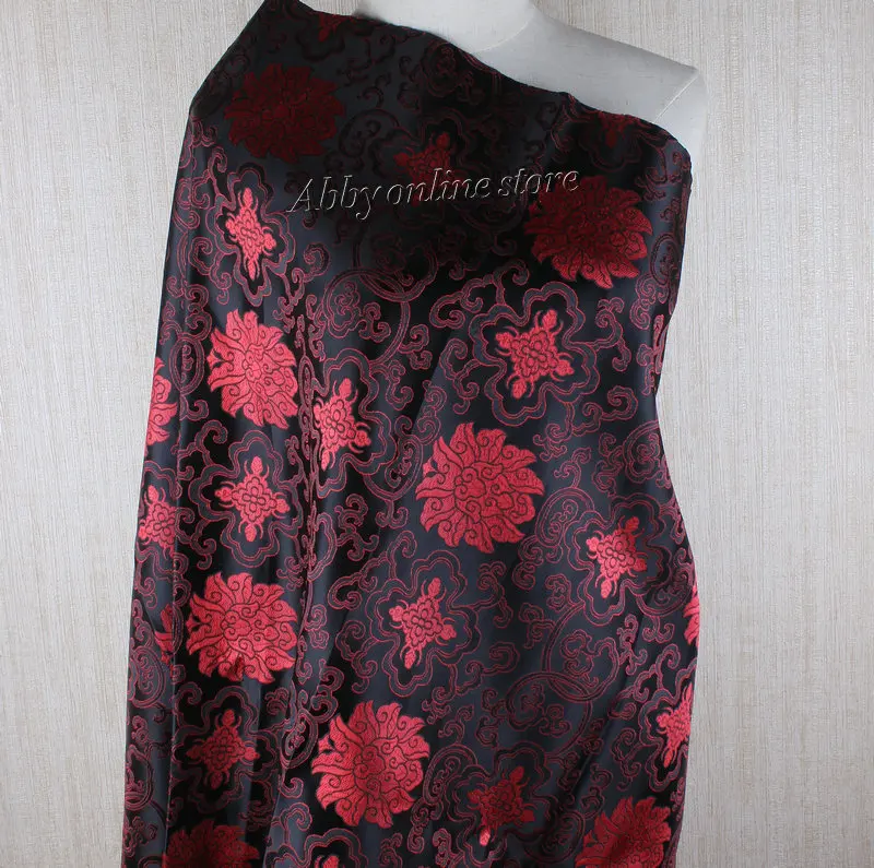 90cm*50cm Brocade costume dress fabric clothing festive scene layout antique brocade fabrics decorative rich flowers | Дом и сад