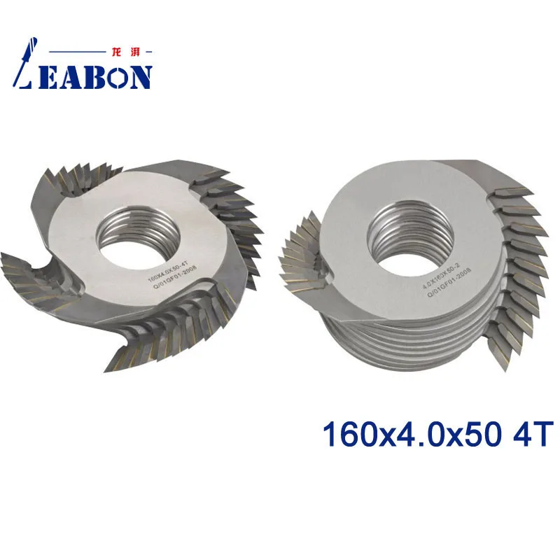 LEABON 160*4,0*50 4 зуба палец шарнир формирователь резак для дерева палец шарнир нож Китай деревянный палец шарнир резак
