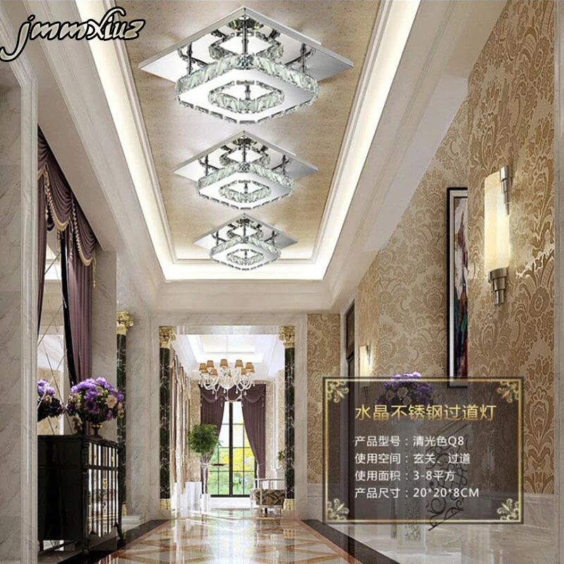 Mern rtal 12 Вт Светодиодный светильник Лофт cuntry stle из нержавеющей стали deco прохода cidor lstres лампа для потолка светильник