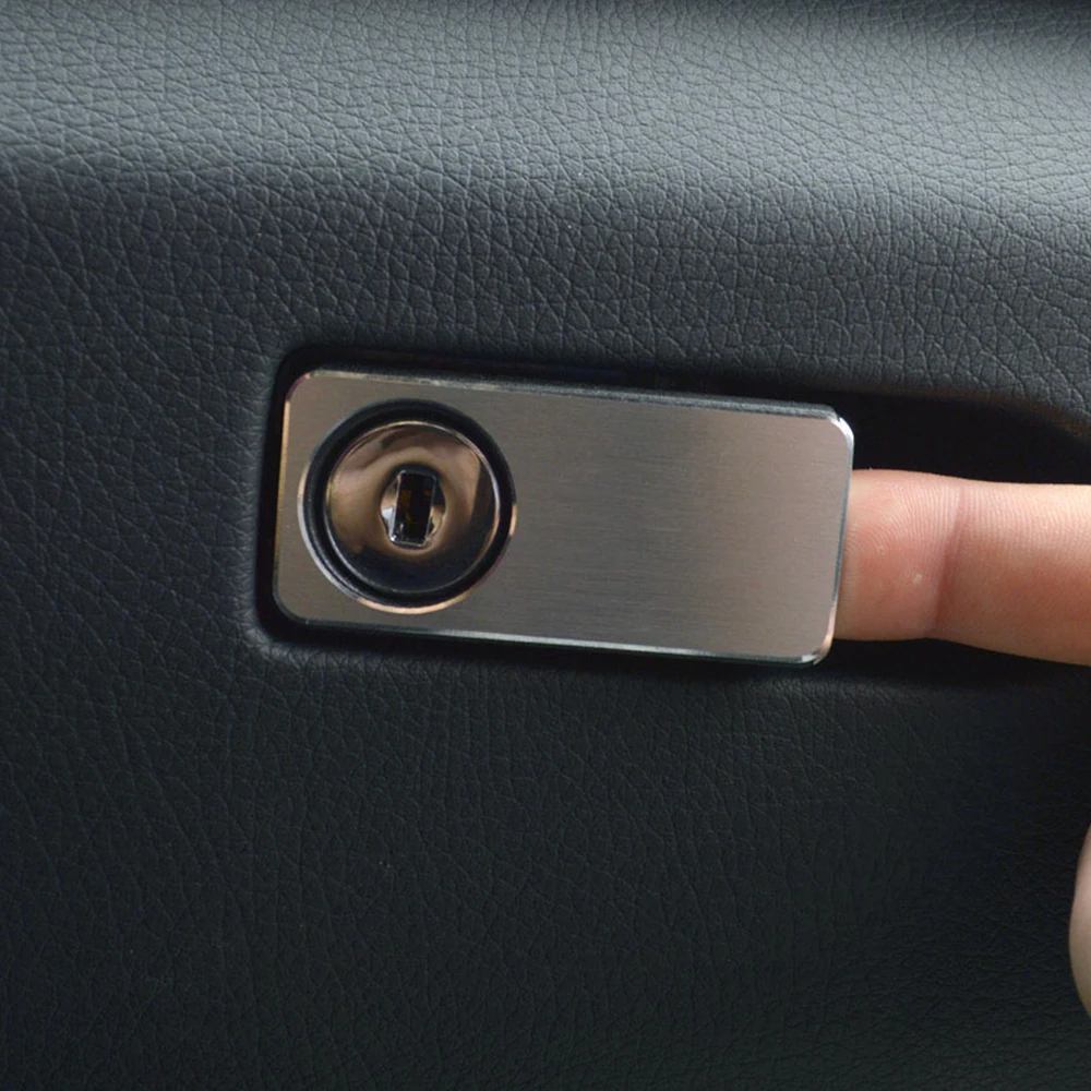 Автомобильная накладка на замочную скважину из нержавеющей стали наклейка для