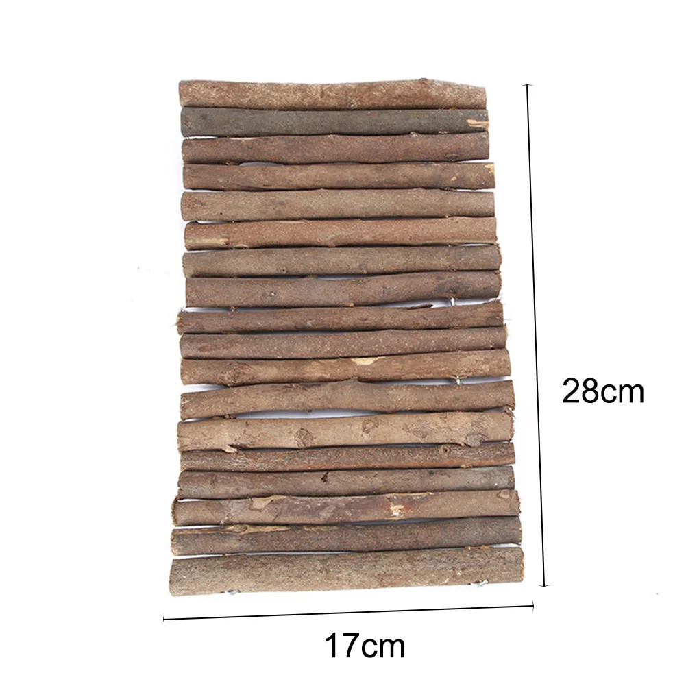 Wooden Fence Bridge Toy Hamster Guinea Pigs Hedgehog Small Animal Pet Cage Decor | Дом и сад