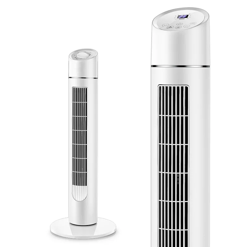 Electric Air Cooling Fan Tower Type Floor Stand Cooler Mute Vertical Bladeless Remote Timer Conditioning ventilator EU Plug | Бытовая