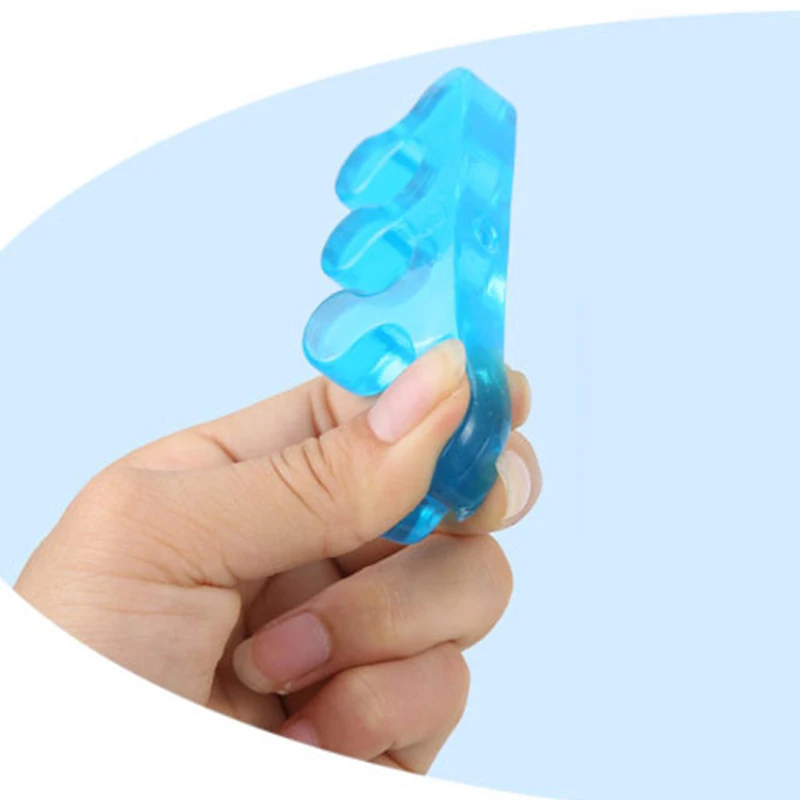 1 пара силиконовых мягких форм разделителей пальцев/разделителей пальцев для