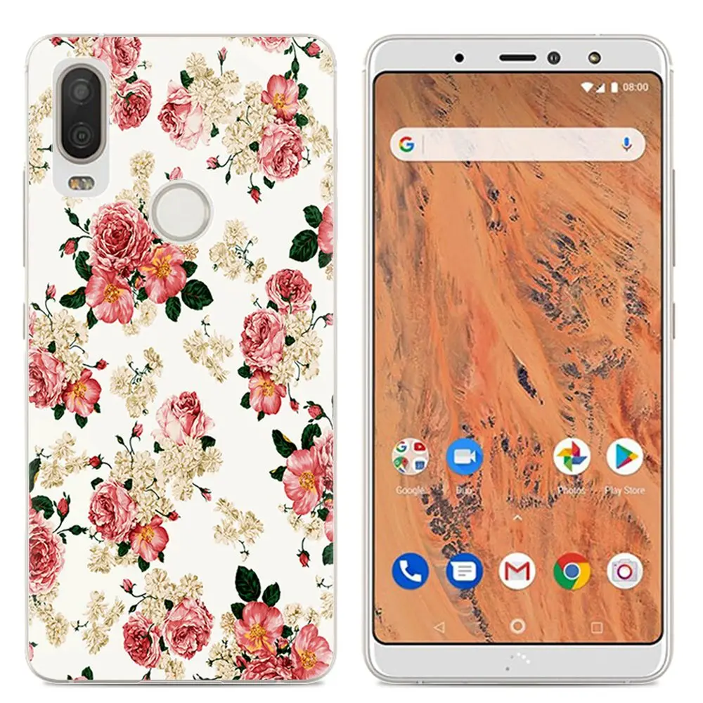 New Arrival Phone Case For BQ Aquaris X2 / Pro Active 1 5.65-inch Fashion Design Art Painted TPU Soft |