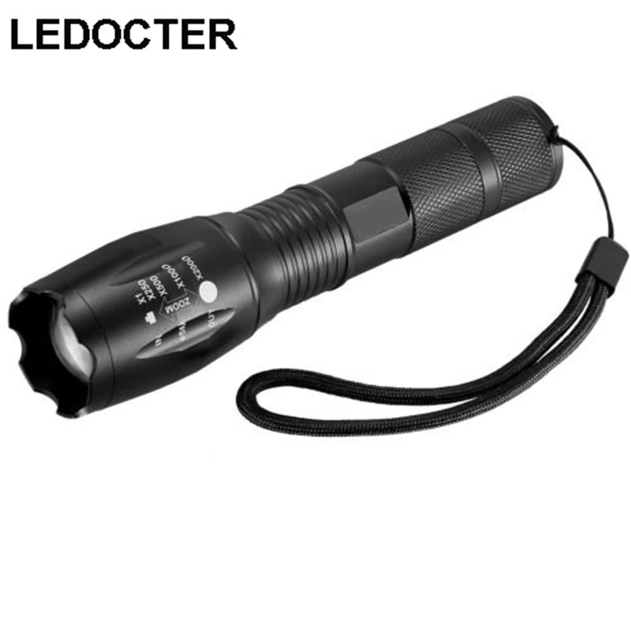 CREE светодиодный фонарик XM L T6 10000LM 5 режимов фонарь из алюминиевого сплава