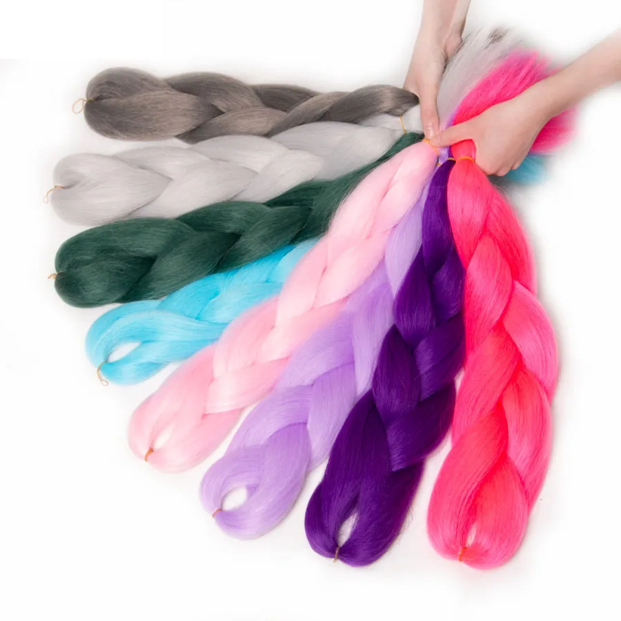 Yiyaobess 24 дюйма синтетические плетеные волосы 100 г/упак. кроше для наращивания