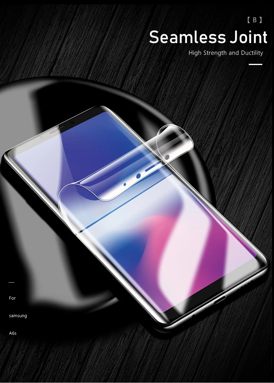 CHYI 3D изогнутая пленка для samsung Galaxy A50S 6,4 дюймов Защитная пленка для экрана A30S A6s Взрывозащищенная гидратационная пленка не закаленное стекло