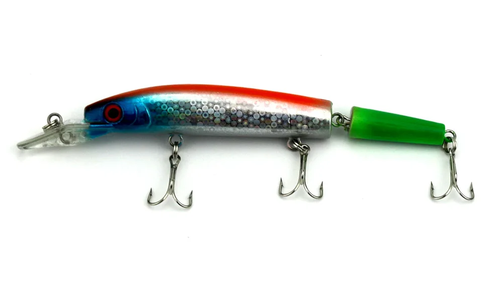 12 шт./лот 14.5CM15G 4 # Крюк Пластиковые шарнирные Минноу Рыбалка lureslobster Инопланетные