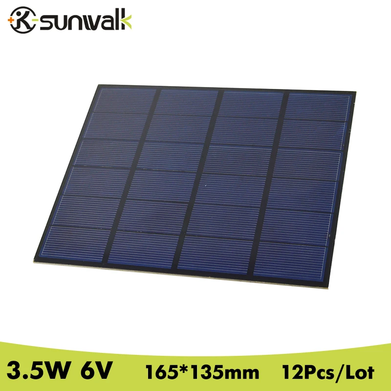 Солнечная панель 6 в 3 5 Вт 12 шт.|cell panel|solar cell panelsolar |
