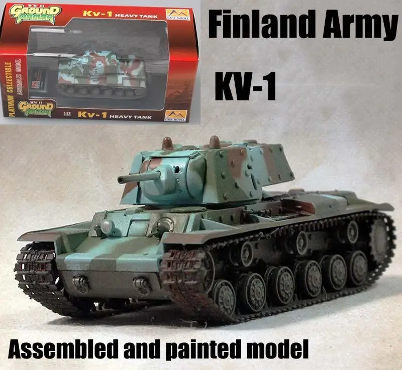 KV 1E тяжелый танк (финская армия) 1: 72 простая модель в сборе| |