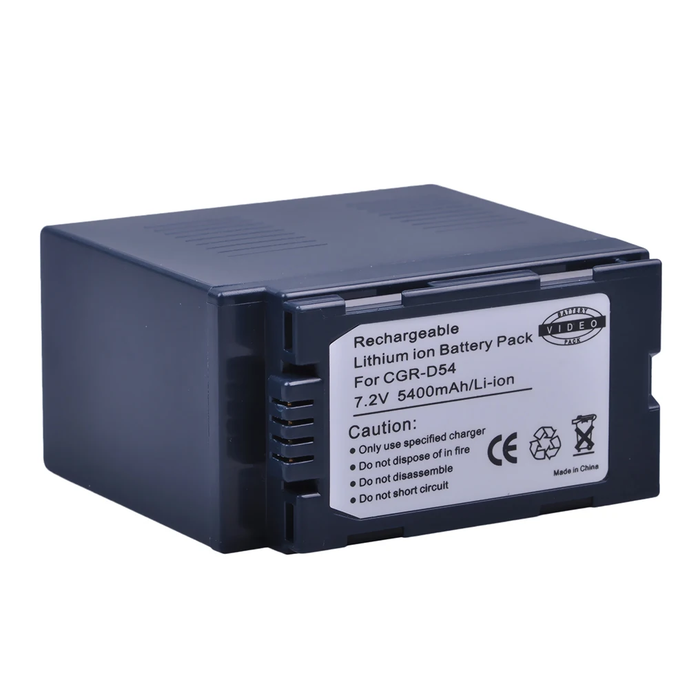 Комплект из 2 предметов CGR-D54 CGR D54 D54S Перезаряжаемые Батарея+ ЖК-дисплей быстрое двойное Зарядное устройство для цифрового фотоаппарата Panasonic CGA-D54S Батарея CGA-D220, CGA-D320 CGA-D54