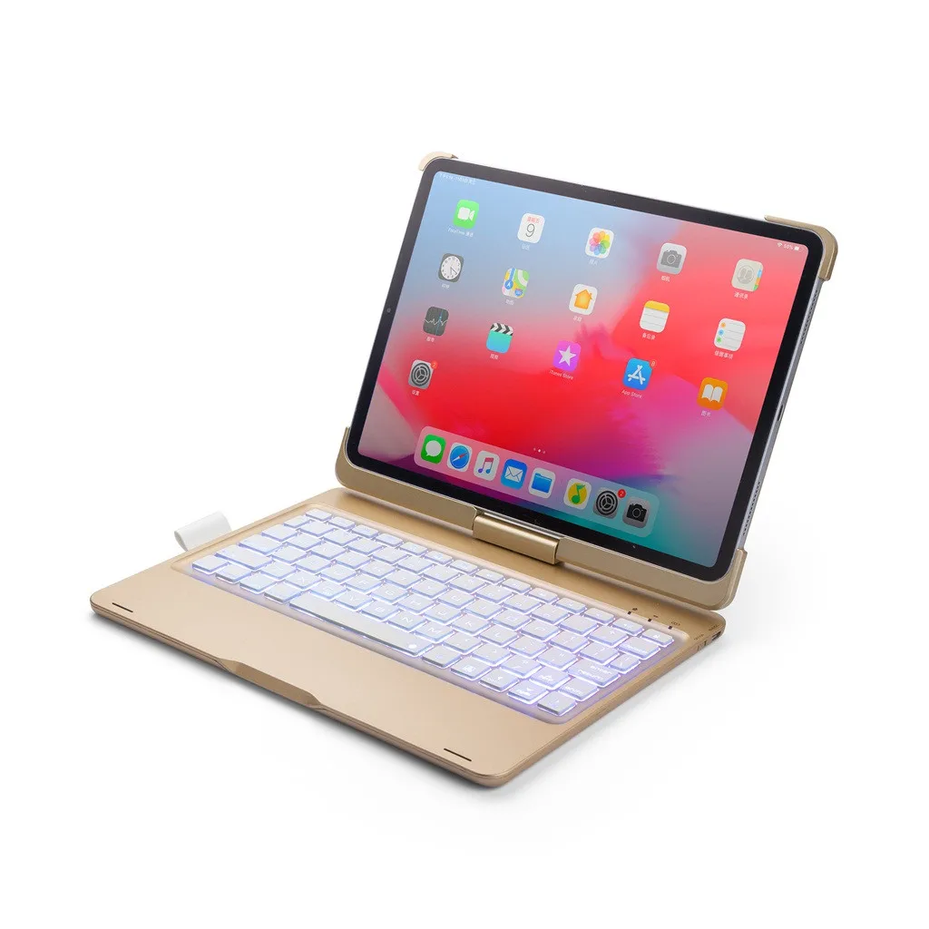 Для Ipad Pro 11 чехол 360 градусов флип беспроводной Bluetooth подсветка клавиатура чехол Новое поступление#20191018