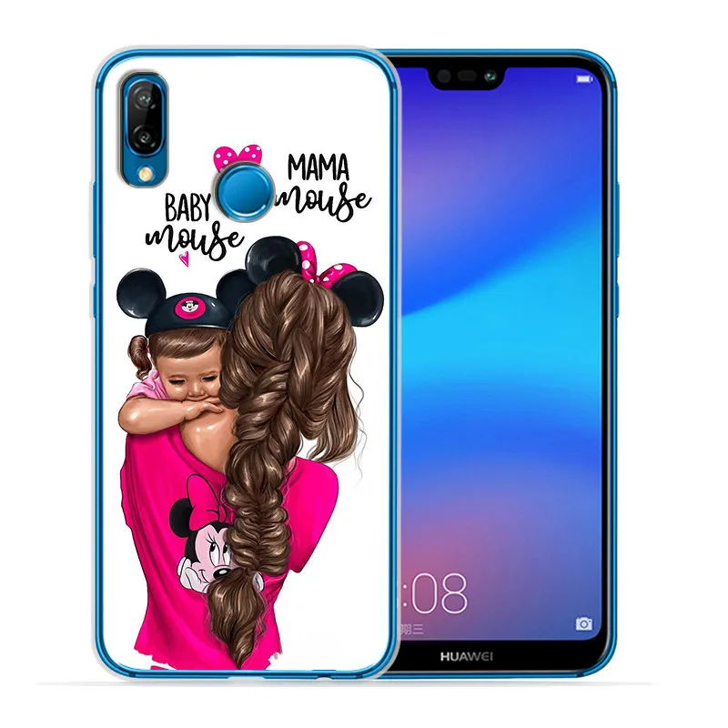 1205 Роскошный чехол для телефона huawei mate 9, 10, 20, P8, P9, P10, P20, P30 P Smart Lite Plus Pro, чехол для телефона - Цвет: 1205