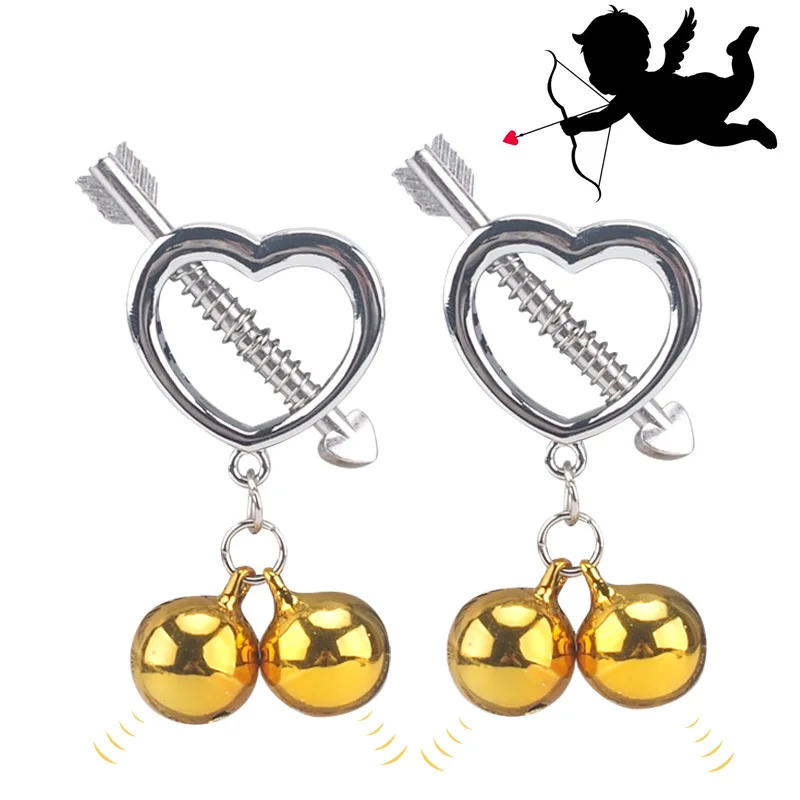 Женский Игровой зажим из нержавеющей стали металлический ниппель с кольцом