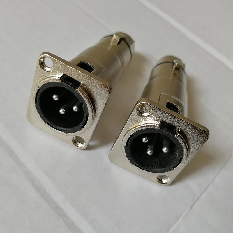 Высокое качество 40 шт./лот NA3MDF XLR мужчин и женщин адаптер проходной. Шасси в стойку Панель крепление