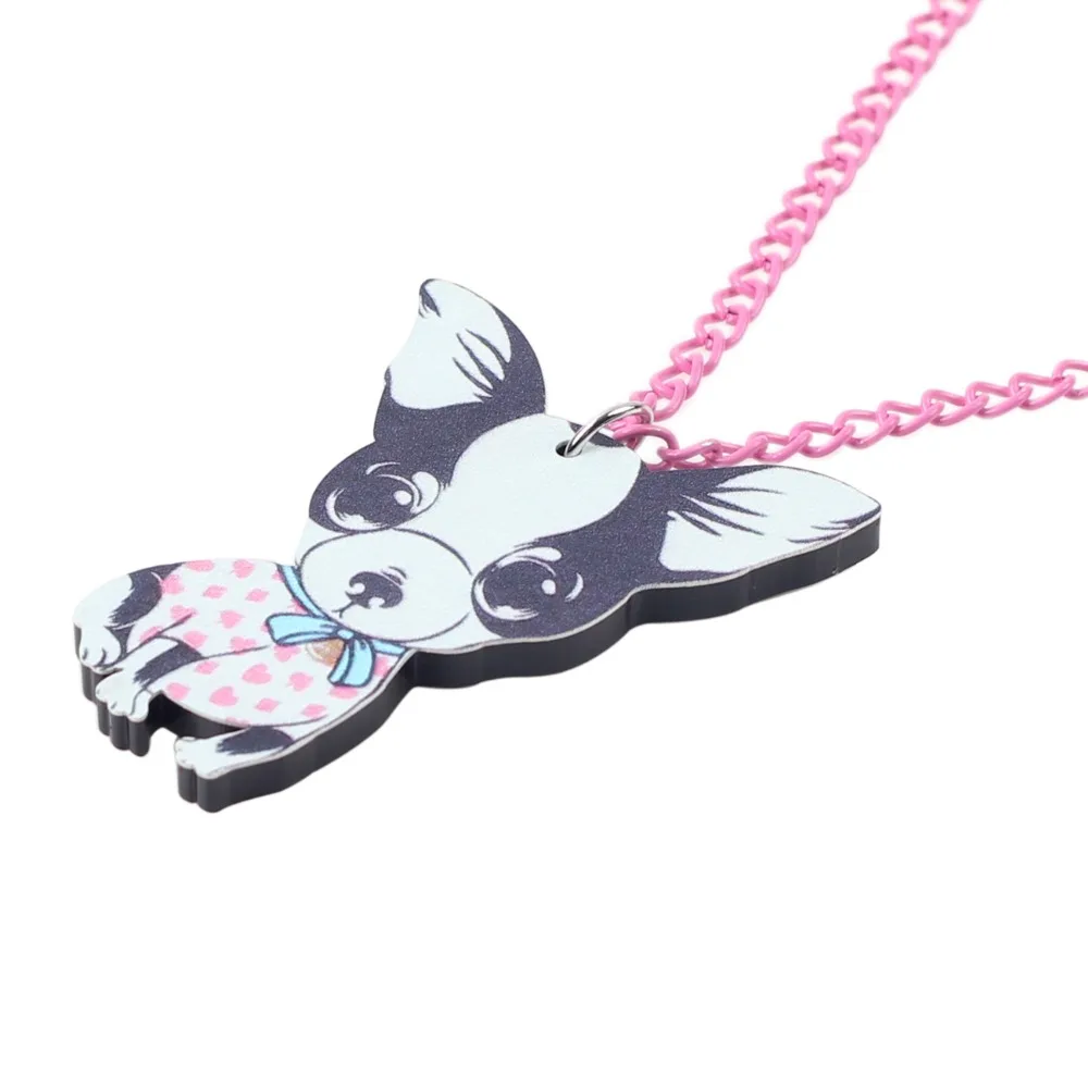 Бренд Newei акриловые чихуахуа ожерелье серьги ювелирные наборы чокер воротник