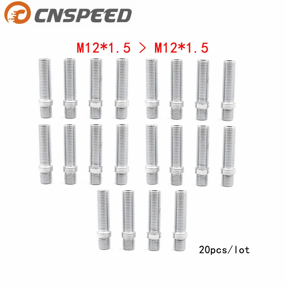 Cnspeed 20 шт 12*1 5 до Новое гоночное автомобильное колесо шпилька конверсии высокие