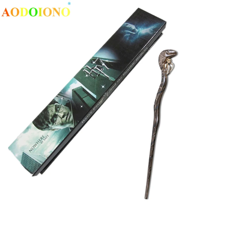 Death Eater Nagini 19 видов волшебной палочки Гарри с коробкой Волдеморт Рон Гермиона Дамблдор Луна Джинни Снейп волшебная палочка Хогвартс билет на поезд - Цвет: Death Eater Nagini