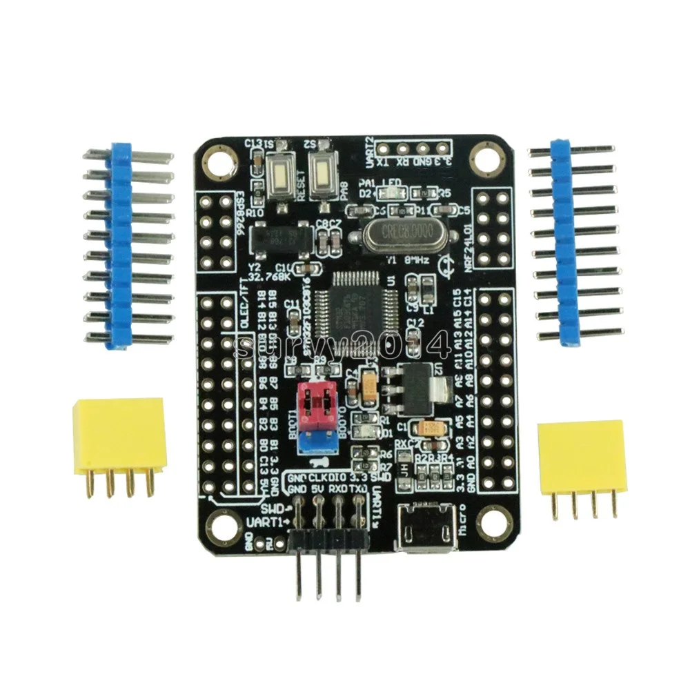 Плата разработки мини системы STM32F103C8T6 ARM основная плата STM32 DC 5 В Wi Fi ESP8266/NRF24L01/WS1053
