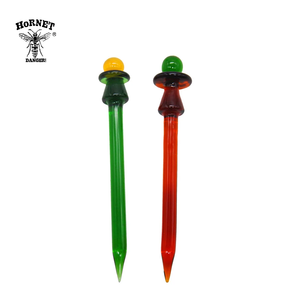 HORNET 5.0 Inch Wax Dab Tool Premium Glass DabblerColorful Thick Pyrex Dabber Tools Quartz Banger Nails Rigs Wholesale | Дом и сад