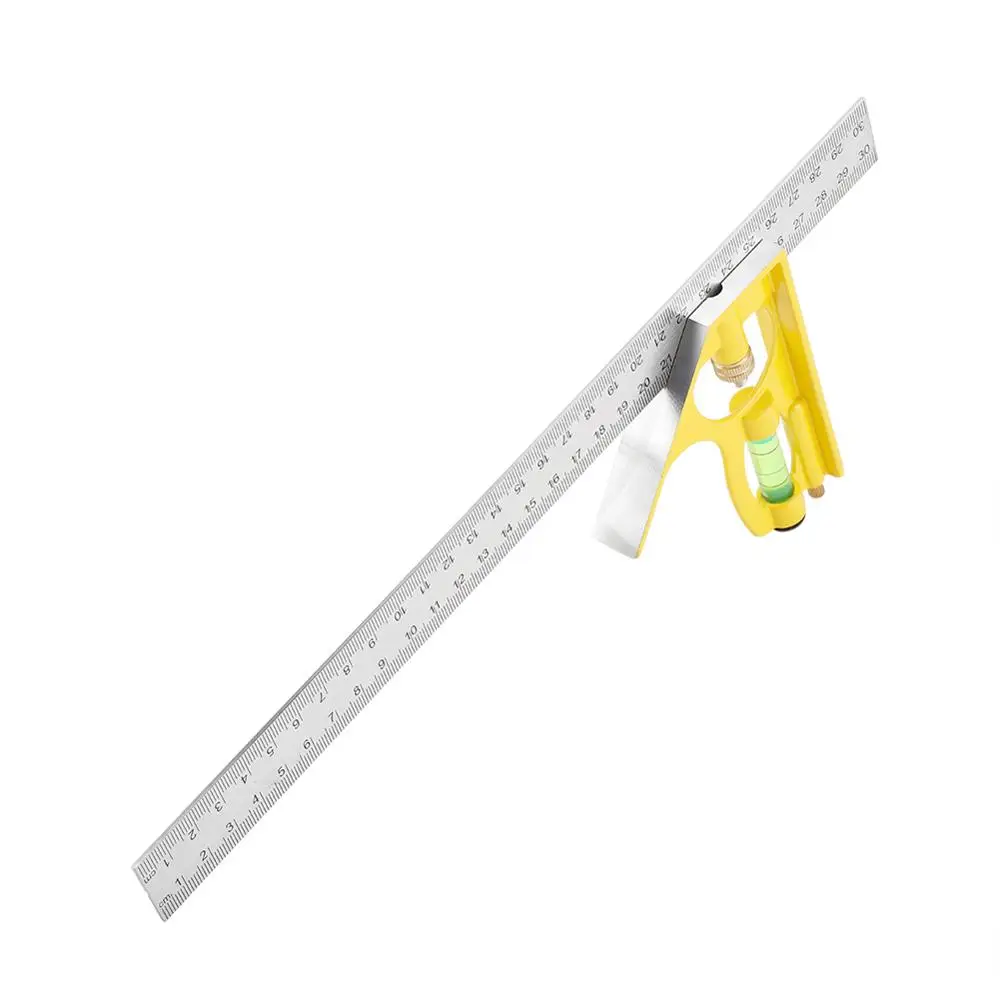 Прямоугольная линейка квадратная 300 мм многофункциональная Регулируемая