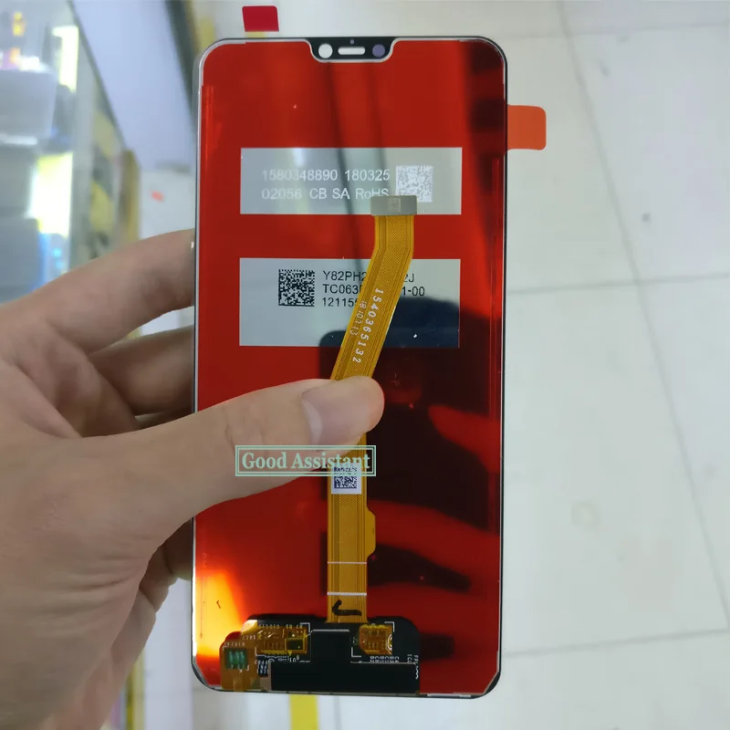 Высокое качество Белый/Черный 6,3 дюймов для BBK Vivo V9 ЖК-дисплей+ кодирующий преобразователь сенсорного экрана в сборе Замена