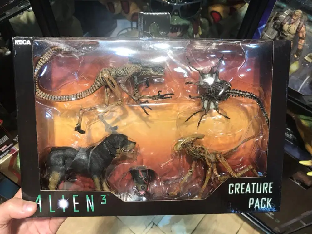 6 дюймов оригинал инопланетянин NECA Vs фигура хищника собака Alien 3 Delune существо