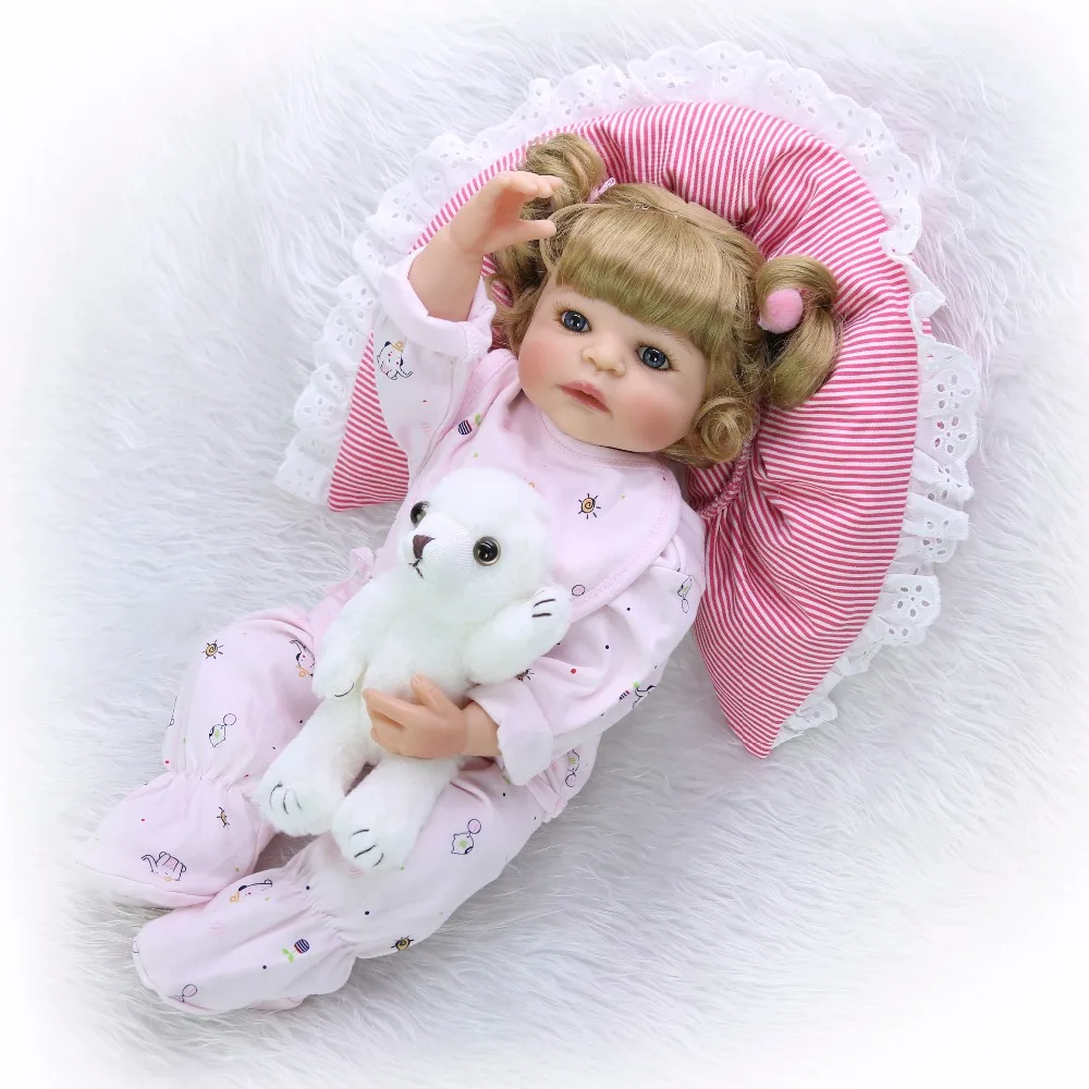 

Кукла новорожденная силиконовая, вес 1,7 кг, 55 см, 2019 оригинал
