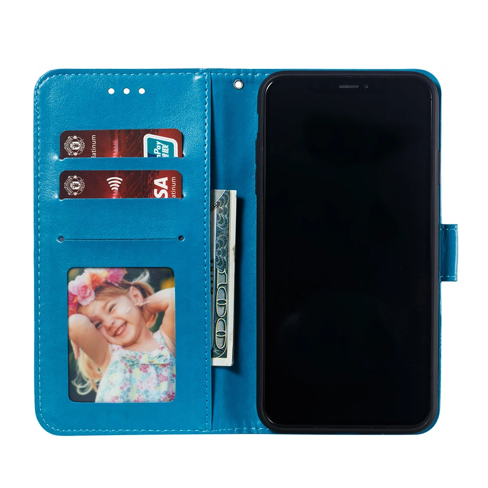 Роскошный чехол с 3d-мандалой для Huawei Y6 2019 Mate 20 Pro P30 lite Honor Play 8A 7A Кожаные чехлы