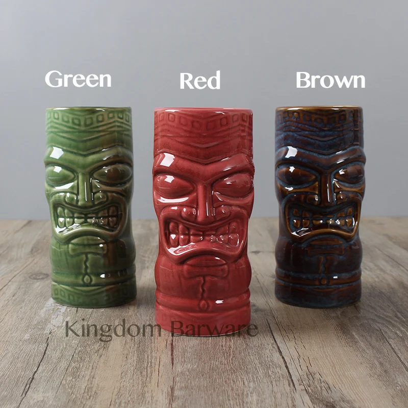 Маска Тотем креативная Tiki кружка для коктейля чашка пивная винная Кружка Керамическая Tiki кружки художественные ремесла креативные Гавайские кружки