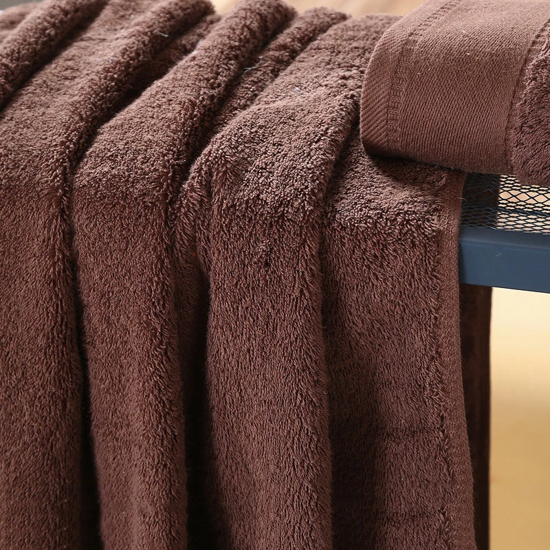 Хлопковое полотенце комплект из 3 предметов однотонное роскошное банное для