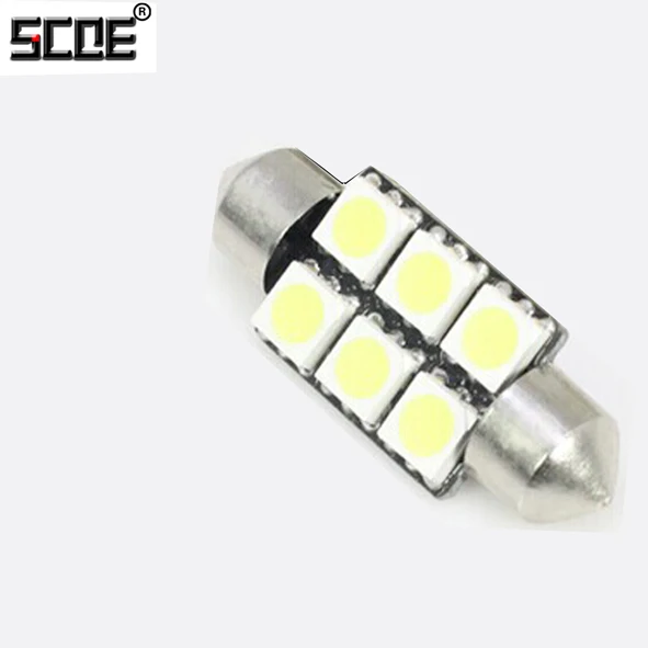 Освещение багажника SCOE 36 мм 6SMD 5050LED DC 12 В освещение грузовой зоны для Mazda 3/ 3 седан