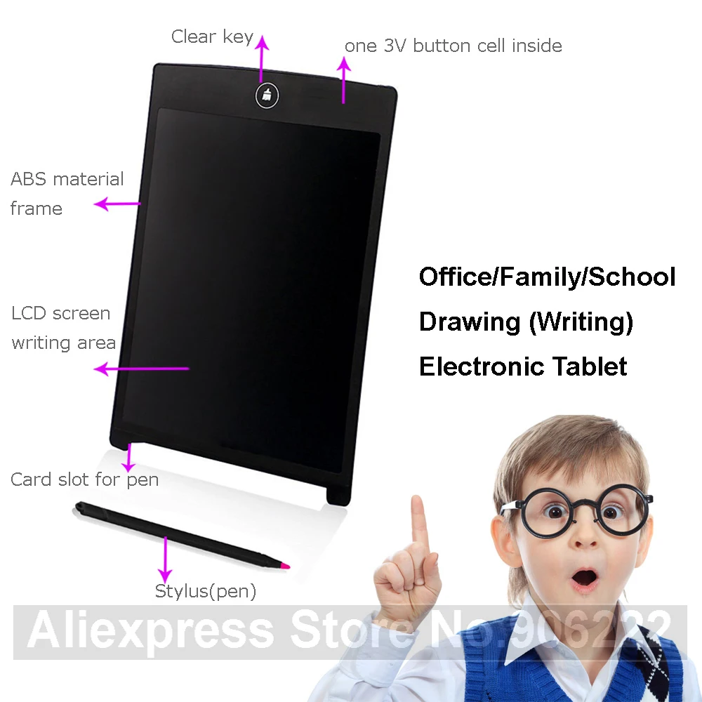 Игрушки для рисования ЖК планшет письма электронная доска безбумажный блокнот