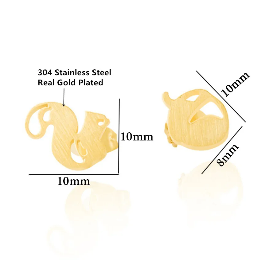 2017 Pendientes Mujer Moda колошения Нержавеющая сталь цвета: золотистый серебристый Цвет