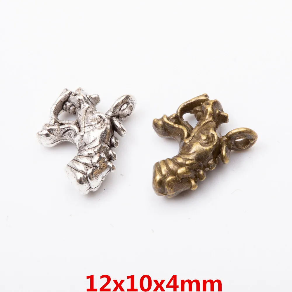 

32pcs Dragon Vintage zinc alloy metal pendant charms for diy jewelry making 5546