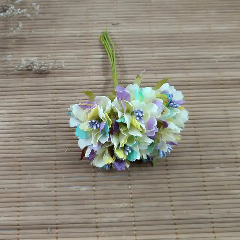 O envio gratuito DE 6 unids margarida flores artificiais seda buque para casamento banquete decoracao diy acessor | Дом и сад