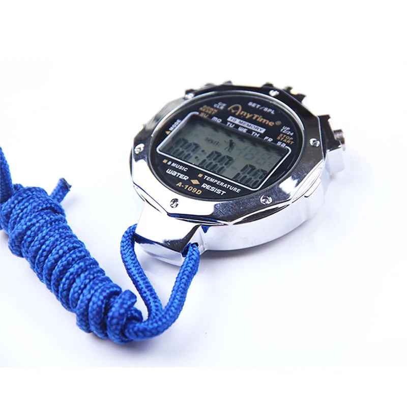 Цифровые ручные спортивные секундомеры профессиональный металлический таймер с