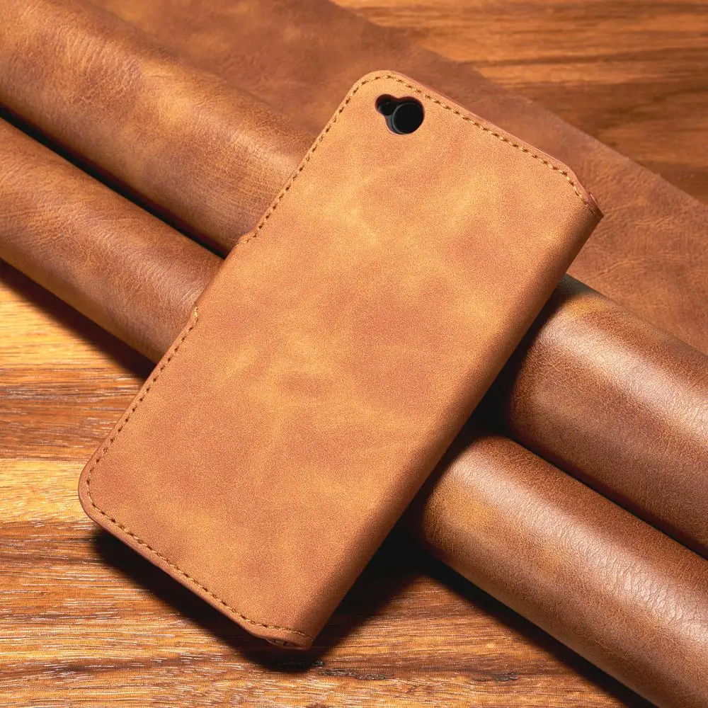 Винтажный Классический чехол кошелек DG.Ming из искусственной кожи для Xiaomi Redmi