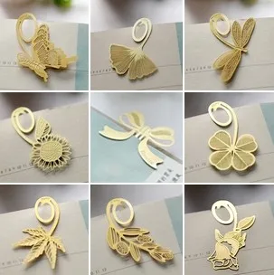 

Gift metal bookmark birthday gift clip for 12 pieces in one set