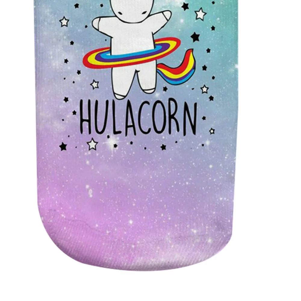 Забавные носки для девочек с принтом Звездное сердце повседневные героями