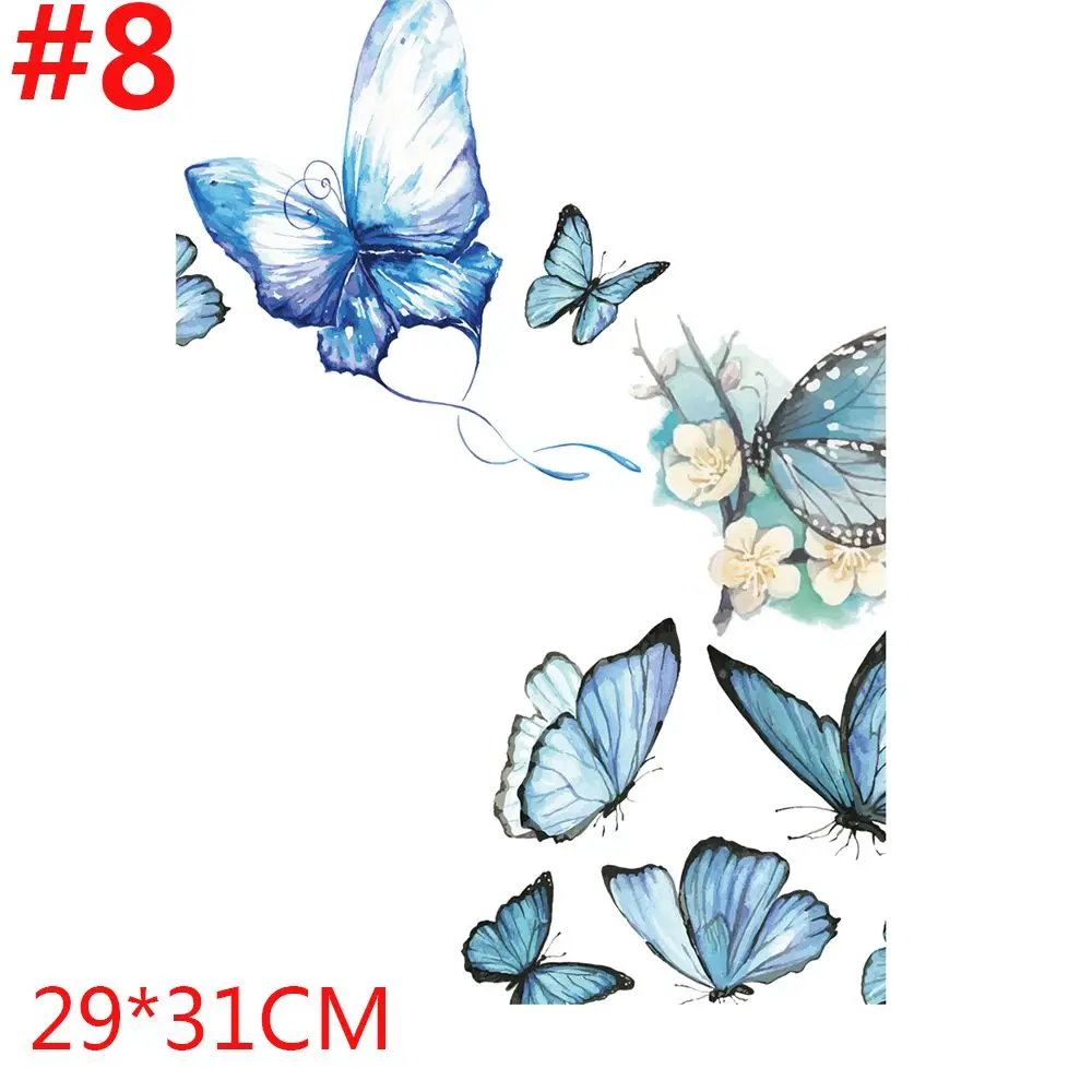 8 29Styles Cartoon Patch Heat Transfer Iron On Patch A-level Washable Clothes Stickers Easy Print By Household Irons Clothes Decor - Цвет: 8