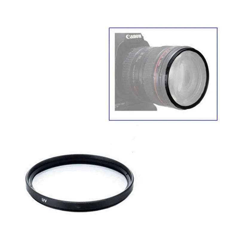 55 мм УФ фильтр + передняя крышка объектива Цветочная бленда для Nikon D5600 D5500 D5300 D7500