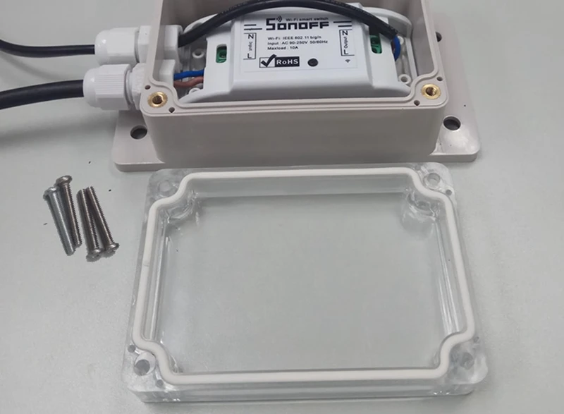 SONOFF IP66 водонепроницаемый чехол водонепроницаемый распределительная коробка водостойкий корпус Поддержка Sonoff Basic/RF/Dual/Pow умный дом