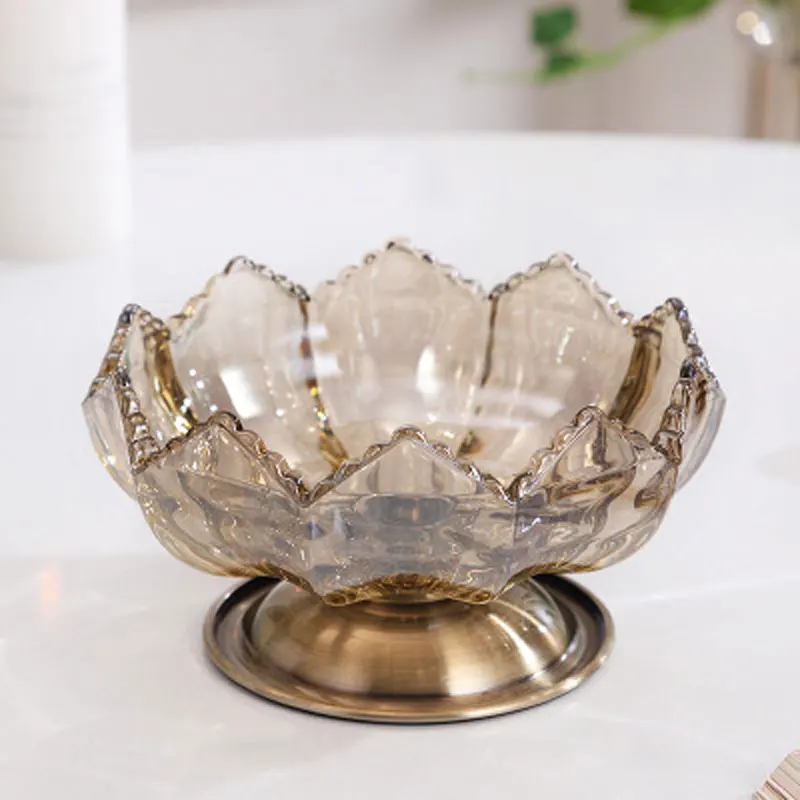 Классическая прозрачная Хрустальная пепельница украшение для гостиной