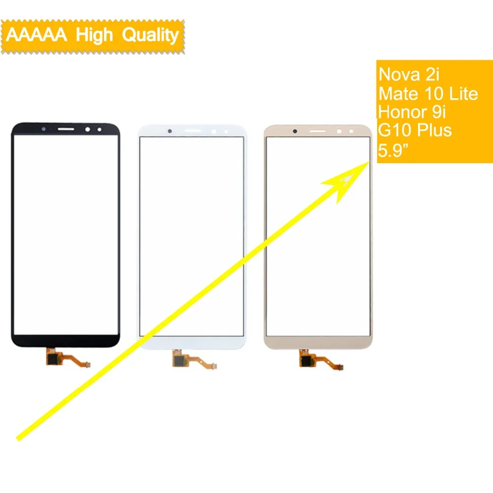 Сенсорная панель с дигитайзером для Huawei Mate 10 Lite сенсорный экран Nova 2i G10 Plus Maimang 6